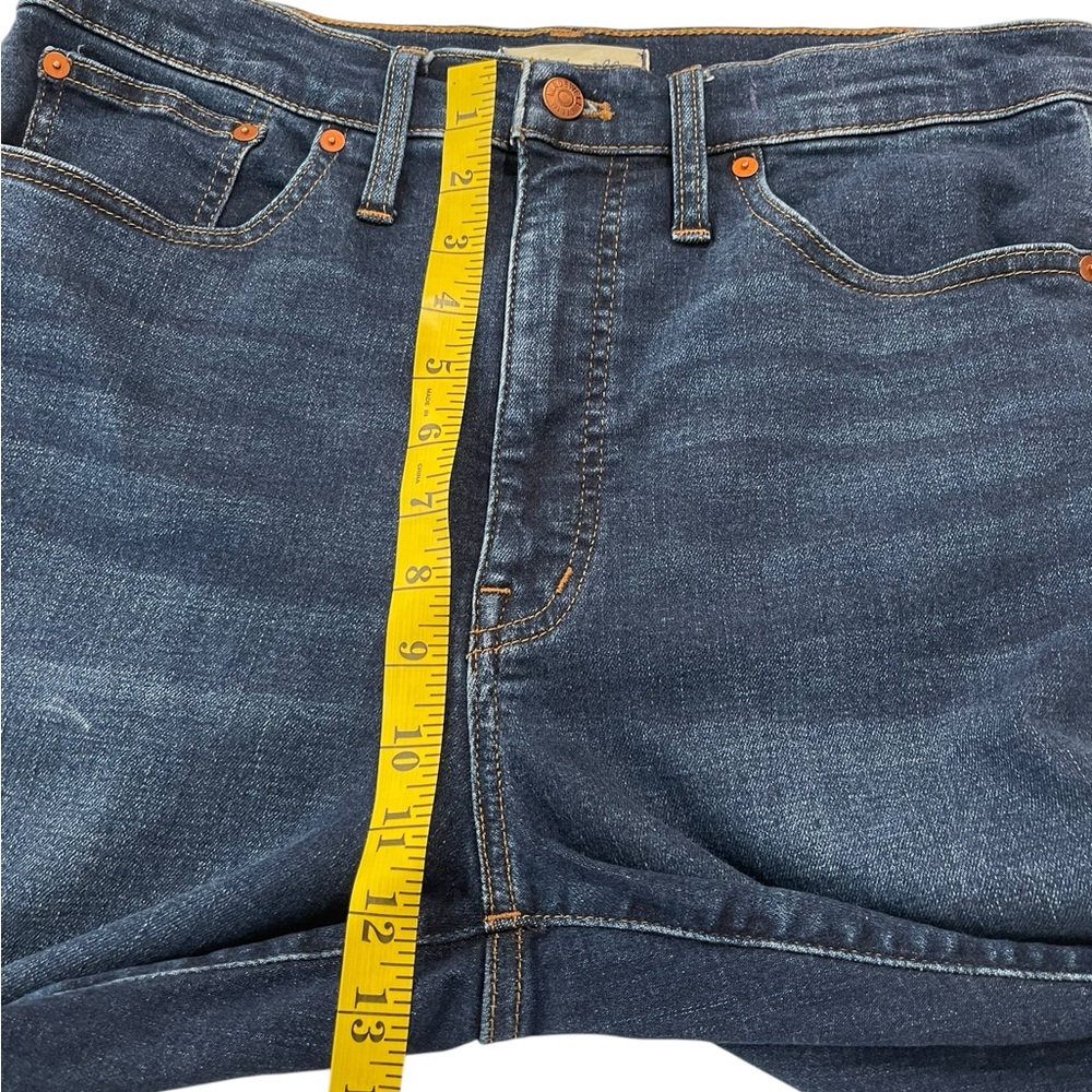 Madewell Skinny Flare Dark Washed Blue Jeans Women’s Size 30 - Picture 11 of 13